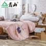 Xinshan nhà dệt mùa hè bông Hàn Quốc mùa hè mát mẻ quilt bông máy giặt có thể rửa duy nhất đôi điều hòa không khí lõi mùa hè chăn bông lụa tơ tằm	