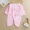 Quần áo sơ sinh bướm bé gái quần áo cotton mỏng phần 0-3 tháng sơ sinh bé sơ sinh áo dài tay mùa hè - Áo liền quần quần áo trẻ em