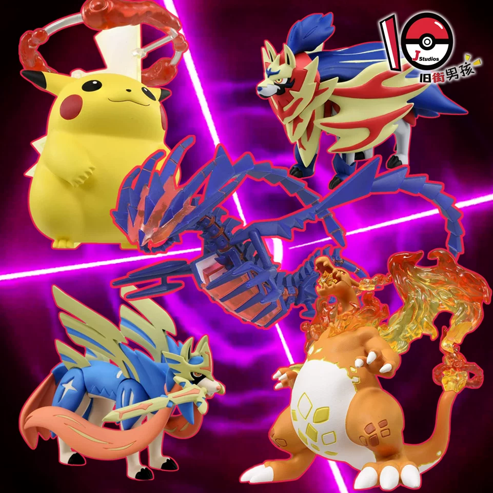 Подлинный Dumei Tomy Pokémon Ji Hua Dahuo Dragon Dragon Jia He Ninja Frog Zhu Zi Letton Mega Elf Hand
