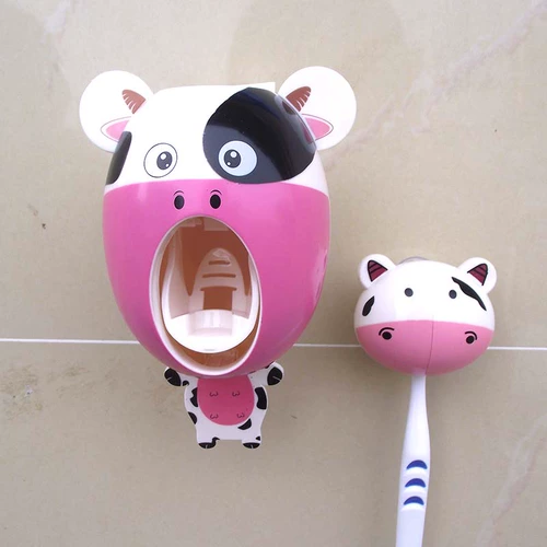 Зубная паста, автоматический комплект, мультяшная зубная щетка, полностью автоматический, Южная Корея