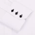 Mùa thu mới nam kinh doanh áo sơ mi trắng mỏng tay dài Phiên bản Hàn Quốc của kim cương đen giản dị khóa bông áo thủy triều - Áo Áo