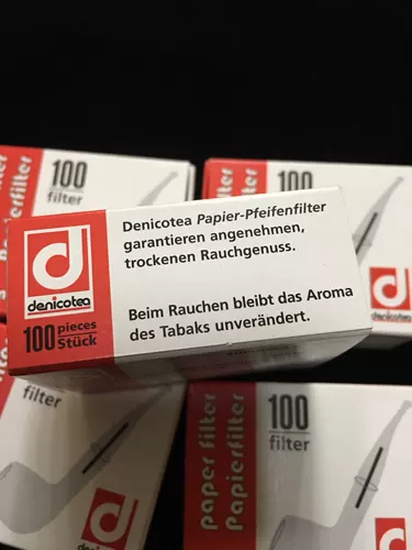 Немецкая Денникота Деникотая 3 мм гладкий боевой элемент 3 мм бумажный фильтр 100