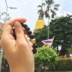 Hạt phật Obsidian của Thái Lan. Lovers Buddha Girl Crystal Bracelet [Tin vào điều ác và hòa bình] - Vòng đeo tay Clasp
