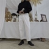Sunyvonne Yoji Yamamoto thiết kế thích hợp retro cung tay áo phồng tay dài lỏng lẻo
