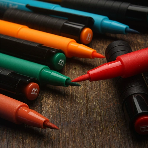 Немецкий Huibaijia softhead Mark Pen Pitt Artist Pen Brush Color чернила красивая ручка