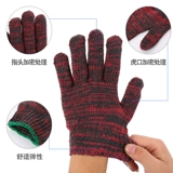 Износостойкие нескользящие рабочие хлопковые механические перчатки, 60шт