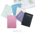 Scrub Solid Color Passport Case Ticket Passport Protection Storage Bag Clip Simple Document Directory