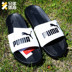 Brother Sports Puma Popcat Slide Đôi màu đen và trắng Dép thể thao chống nước 360265-01 - Dép thể thao dép xốp Dép thể thao