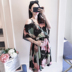 Phụ nữ mang thai mùa hè 2018 mới phụ nữ mang thai đầm voan thời trang strapless floral phần dài triều mẹ cho con bú top Áo thai sản