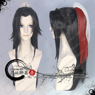 taobao agent [Qingmo COS wig] Black Beauty Sword Net Sanxuehe Tiance Zhengtai Junjun Mart -style wig