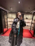 Moncler/Mongolian Long Maya яркое лицо, соединяющее куртку, мужская и женская куртка знает покупку воздуха