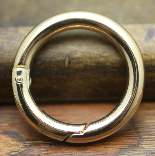 Бронзовые аксессуары ручной работы, серебряный эластичный брелок для ключей с застежкой