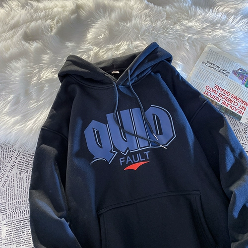 Утепленная демисезонная толстовка с капюшоном, куртка, изысканный стиль, оверсайз