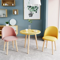 Столовые столы и комбинация стул Современные минималистские минималистские маленькие квартиры Круглый столик для домашнего стеклянного круглого стола переговоры о приеме и стульях