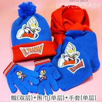 Шляпа Bian-Double-Layer+однослойный шарф+однослойная перчатка