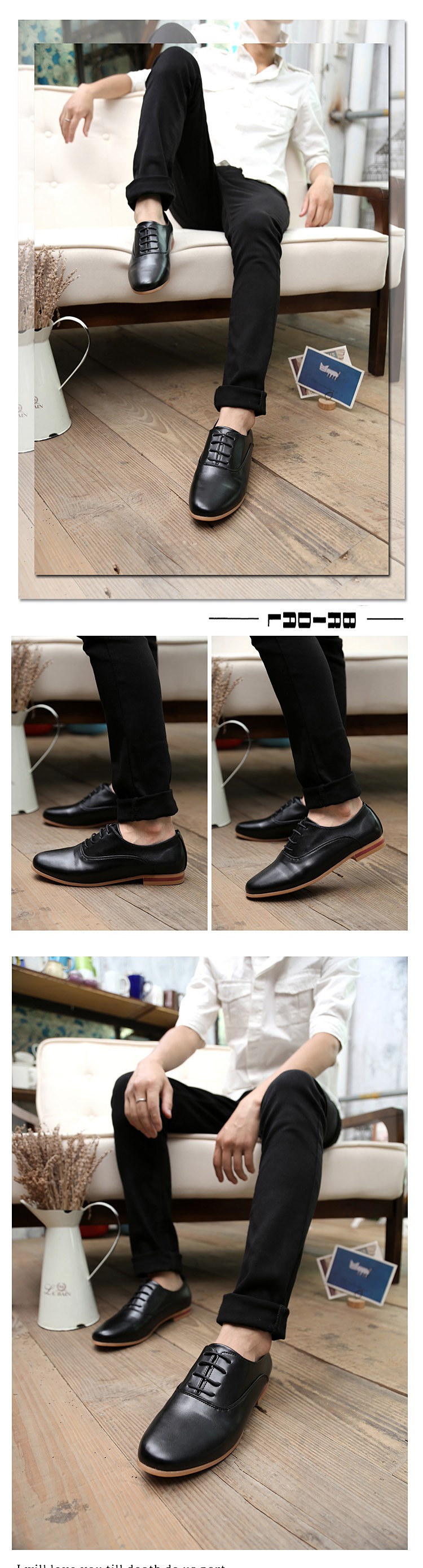 British Men Casual Pointed Leather Lace Wing Tip Office Dress Shoes ...