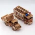 Nhà máy trực tiếp bằng gỗ mô hình đồ trang trí Trẻ em lửa đồ chơi xe máy xúc Máy ủi trẻ em đồ chơi - Chế độ tĩnh