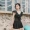 Áo tắm nữ Xiêm che bụng đã mỏng bảo thủ béo mập XL XL 2019 kiểu váy mới Pingjiao suối nước nóng Hàn Quốc - Bộ đồ bơi One Piece