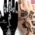 Gốc Henna tay xăm tay Ấn Độ sơn Hannah Henna tattoo body painting bán vĩnh viễn mẫu template hình dán xăm tay Vẽ trên cơ thể