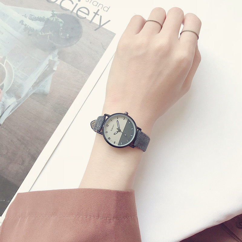 French niche minimalist temperament Student colge Fengsen department Small and fresh Art watch women's_voghion.com