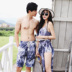 Mới cặp đôi đồ bơi nữ xù bikini ba mảnh mùa xuân nóng bỏng bên bờ biển quần nam phù hợp với quần - Vài đồ bơi 	đồ đôi đi biển cho mẹ và bé	 Vài đồ bơi