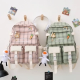 Школьный рюкзак, универсальная сумка через плечо, вместительный и большой шоппер, в корейском стиле, для средней школы