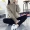 Cổ áo dày nửa cao Phiên bản Hàn Quốc của áo len gió đại học nữ áo len rộng đầu mùa thu và mùa đông học sinh áo len dệt kim áo khoác len cardigan
