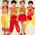Trang phục trẻ em, rap, mặt, Peking Opera, trang phục múa, thiếu nữ màu đỏ, hoa đẹp, nét mặt, trang phục, trang phục Trang phục