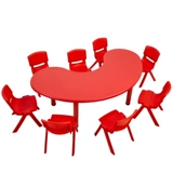 TG детского сада стол и стул, пластиковый столик с лунным столом и стул Детский обеденный стол Детский обучение обучения