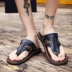 2018 mùa hè mới của nam giới kích thước lớn dép nam giày bãi biển toe dual-sử dụng non-slip bề mặt mềm mại mềm dưới dép giản dị