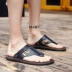 2018 mùa hè mới của nam giới kích thước lớn dép nam giày bãi biển toe dual-sử dụng non-slip bề mặt mềm mại mềm dưới dép giản dị