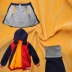 Quần áo mẫu giáo mùa thu và mùa đông cotton ba hoặc hai mảnh phù hợp với quần áo tiểu học quần áo lớp trẻ em cộng với áo len dày nhung - Đồng phục trường học / tùy chỉnh thực hiện