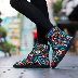 Giày cotton tràm Bắc Kinh cũ làm bằng tay vải cotton cotton cotton bông lớn thời trang vải phụ nữ cao giúp giày ấm giày anta nữ Giày cao gót