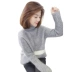 Quần áo nữ mùa thu châu Âu 2019 mới cao cổ lỏng lẻo áo len Hàn Quốc chạm đáy áo len - Áo len