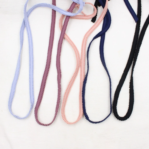 Чистый цвет с высокой эластичной плоской веревочной стороной -на плоской веревке ручной работы аксессуаров для волос аксессуары веревочные материалы, чтобы завязать новый