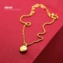 Đồ trang sức nữ bằng vàng mới của Việt Nam không phai hạt đậu hạt nhỏ phiên bản Hàn Quốc của chuỗi chân cười đơn giản hoang dã vòng chân nam Vòng chân