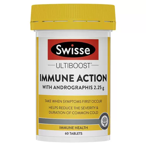 Австралийская прямая почтовая почта Swisse Immune Action Активная иммуногистохимическая пленка содержит 60 таблеток
