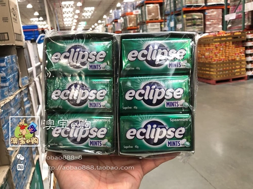 Австралия Eclipse Spearmint Mints Hermionol Non -Sugar -Free Scent 12x40g