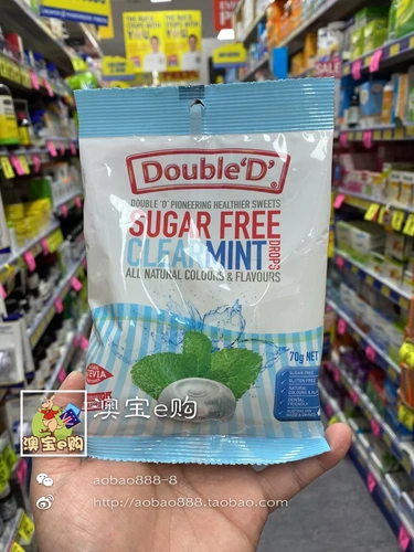 Австралия Double D Sugarfree Clear Mints