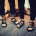 Đôi dép nam và nữ đôi dép mùa hè Học sinh mới Giày dép đi biển La Mã Nhật Bản và Hàn Quốc phiên bản giày Việt Nam cỡ lớn chống trượt dép quai hậu nữ Sandal