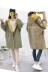 Mùa thu và mùa đông 2019 phiên bản Hàn Quốc mới của sinh viên Harajuku BF áo khoác cotton hoang dã áo dài nữ rộng rãi áo khoác cotton - Bông