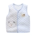 Mùa xuân và mùa thu nam giới và phụ nữ bé vest bé vest cotton trẻ em vest ấm vest vai màu cotton mùa xuân và mùa hè phần mỏng