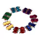 Браслет, детский аксессуар, блестки для ногтей, колокольчик, Индия