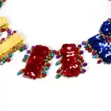 Браслет, детский аксессуар, блестки для ногтей, колокольчик, Индия