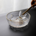 Lotus Glass Tea Wash Crystal Glass Bowl Nhật Bản Sáng tạo Lotus Hammer Cotton Tea Fruit Fruit Salad lớn - Trà sứ ấm trà Trà sứ