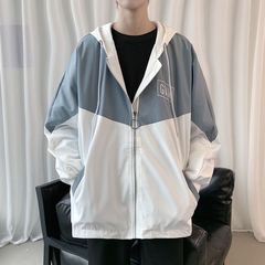 Outerwear trendy loose fall winter casual cool sports versatile Hooded Jacket port style ins