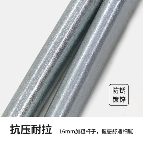 16 -миллиметровая круглая стальная оцинкованная сплошная промышленная ручка для ручки с железом тяжелой железо