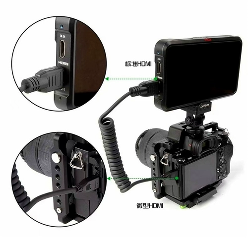 Canon Micro Single M5 M6 M50 FUJI XT-2 XT30 Монитор подключения камеры Дисплей Micro HDMI Линия