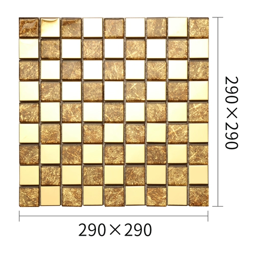 Mingma Hui Золотое металлическое стеклянное мозаичное телевидение