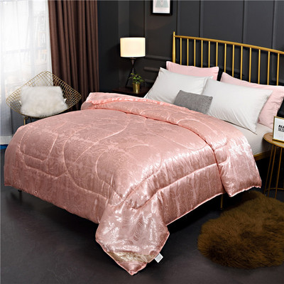 席洋洋家纺优质100%桑蚕丝被8斤保暖冬被单双人春秋被子蚕丝被芯